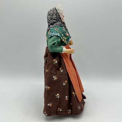 Set of 3 Vintage Santon De Provence Terracotta Clay Figurines French Folk Art /cb
