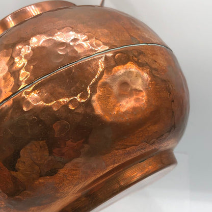 Vintage Hand Hammered Copper Teapot /b