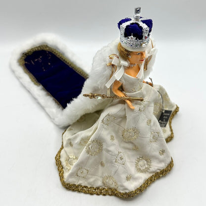 Vintage 1960s Peggy Nisbet Doll Queen Elisabeth II In State Robes w/Box & Tag /cb