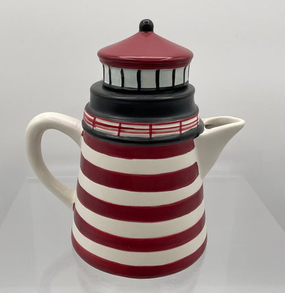 David Carter Brown “By the Sea” Lighthouse Sugar & Creamer Set Sakura /s