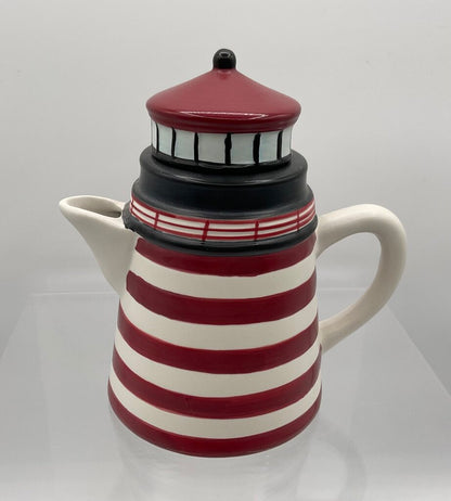 David Carter Brown “By the Sea” Lighthouse Sugar & Creamer Set Sakura /s