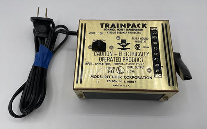 Vintage MRC Trainpack HO Gauge Hobby Transformer Model 100 for Model Trains (Untested) /s