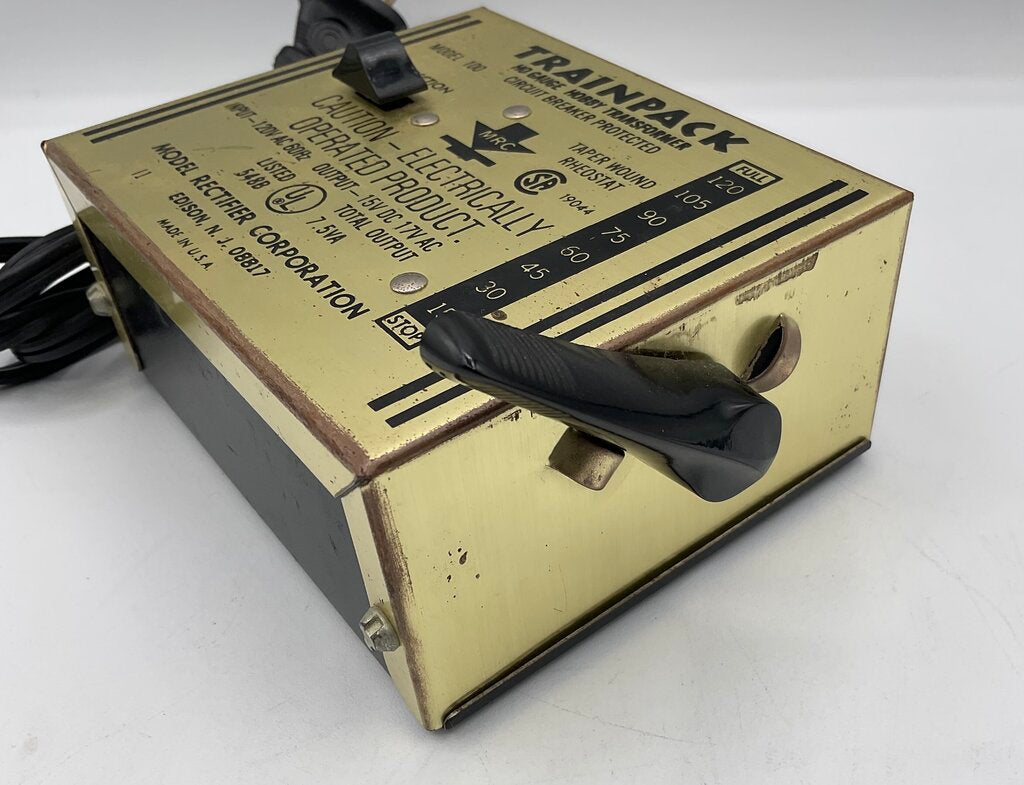 Vintage MRC Trainpack HO Gauge Hobby Transformer Model 100 for Model Trains (Untested) /s