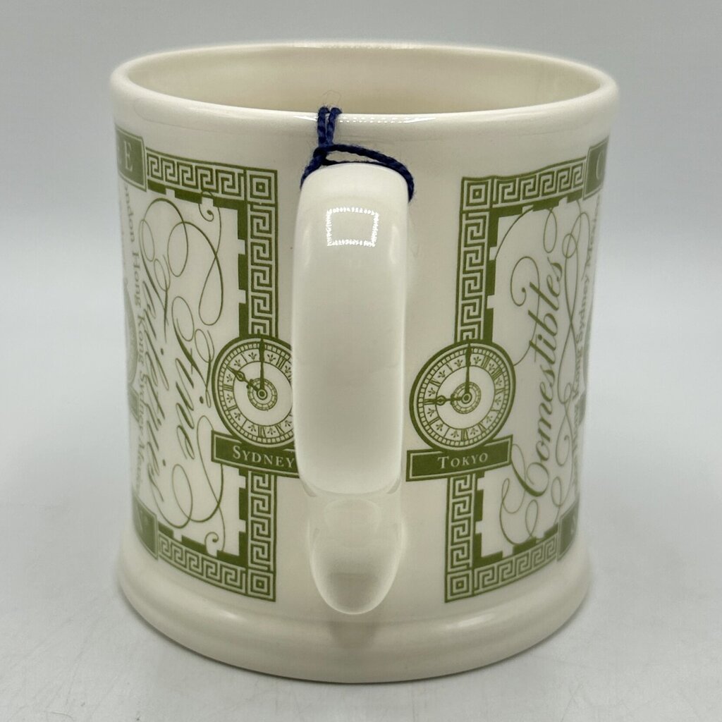 Crabtree & Evelyn Mason’s Ironstone Green 2000 Millennium Mug Unused /cb