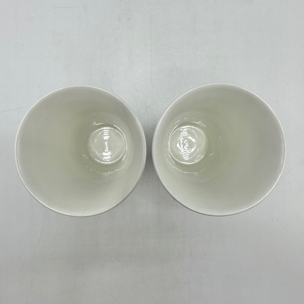 Set of 2 Portmeirion Botanic Garden Rhododendron Porcelain Bathroom Tumblers /cb