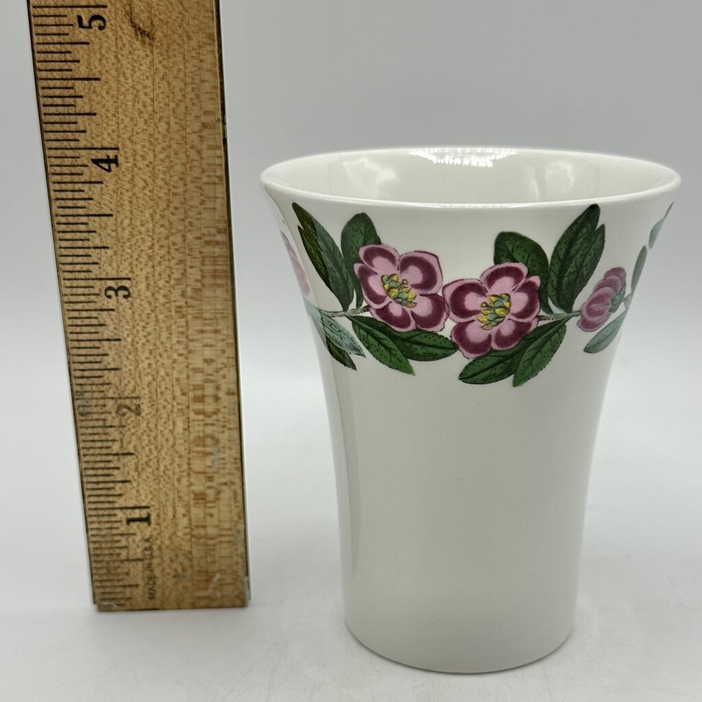 Set of 2 Portmeirion Botanic Garden Rhododendron Porcelain Bathroom Tumblers /cb