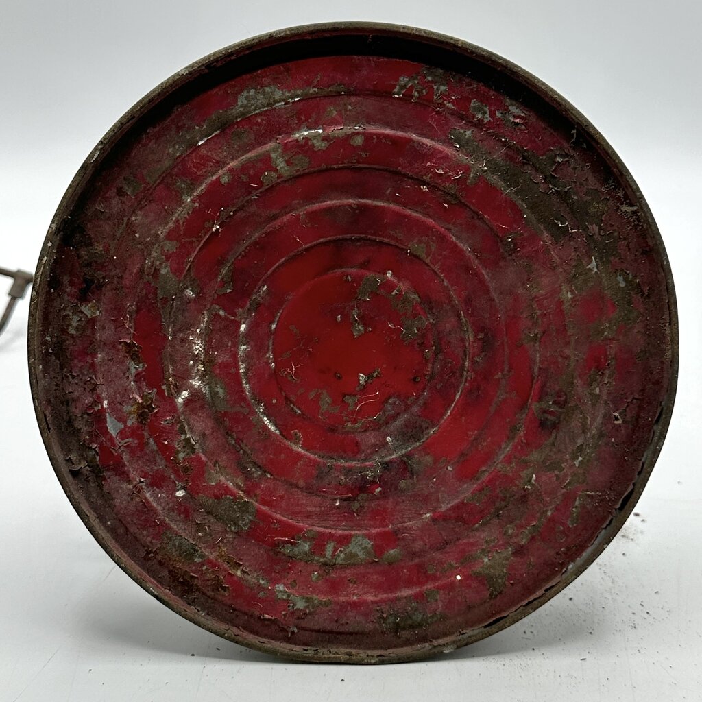 Antique Embury No 40 Traffic Guard Kerosene Lantern-Red Globe-All Original-Rustic /cb