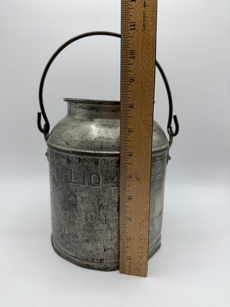 VTG 4 Quart Milk Jug w/handle No Lid /rw
