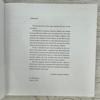 John Fitzgerald Kennedy-As We Remember Him-1965 Hardcover Book-Lyndon B. Johnson Foreword /cb