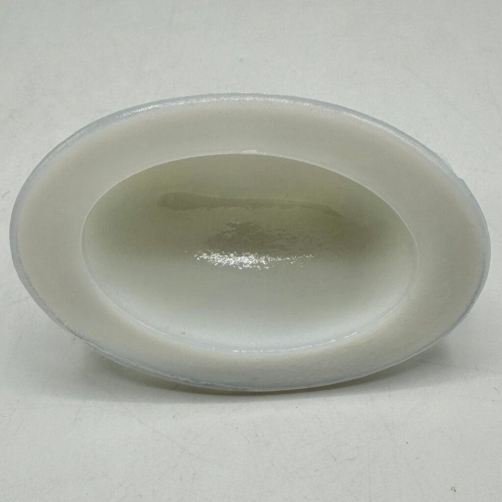 Vintage Set Of 2 Small Milk Glass Hen On Nest Dishes Westmoreland & Hazel Atlas /cb