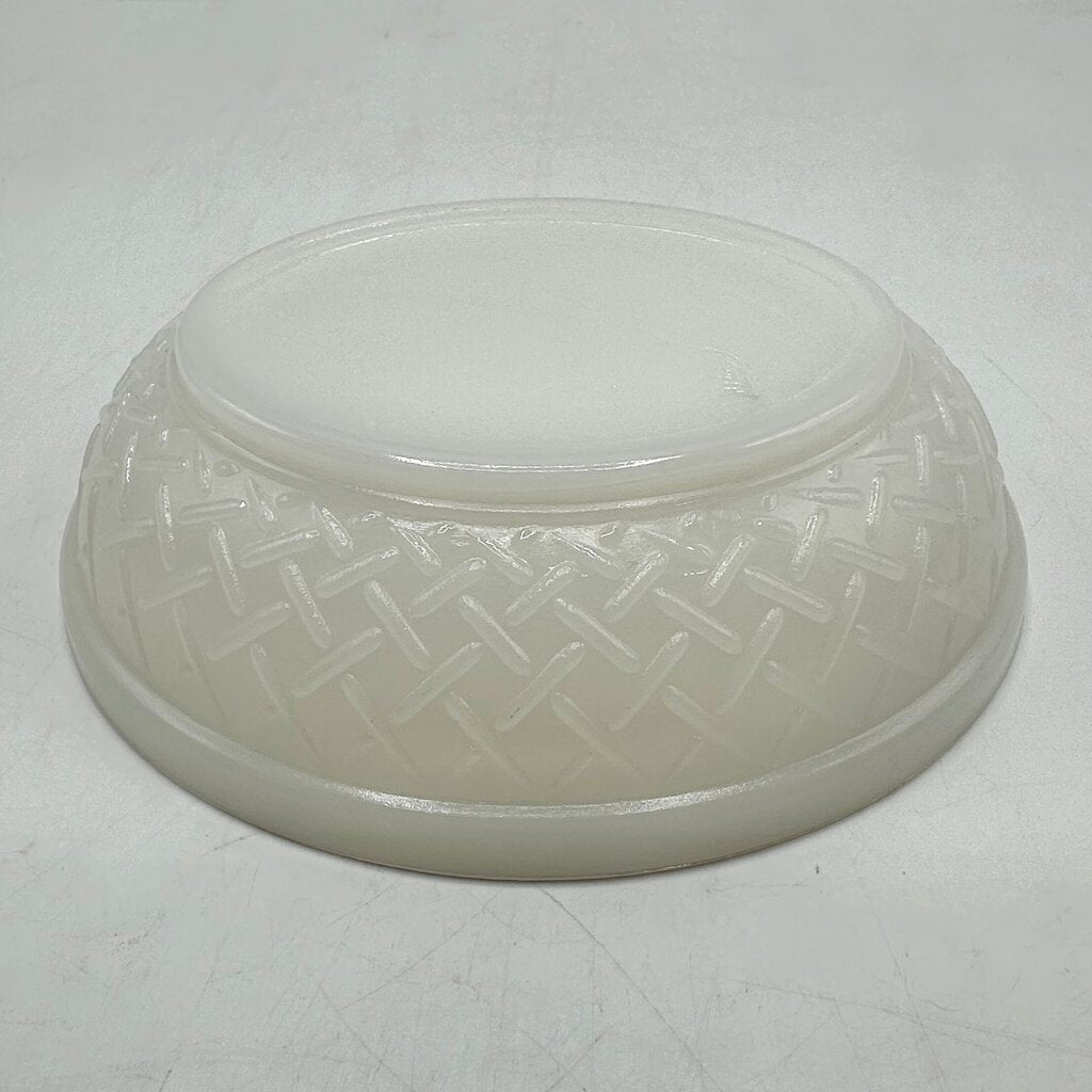 Vintage Set Of 2 Small Milk Glass Hen On Nest Dishes Westmoreland & Hazel Atlas /cb