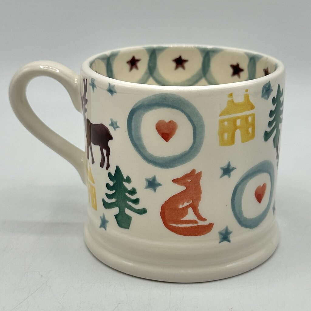 Emma Bridgewater Small Collectible Mug Christmas Brights Made In England /cb