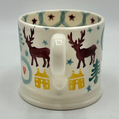 Emma Bridgewater Small Collectible Mug Christmas Brights Made In England /cb