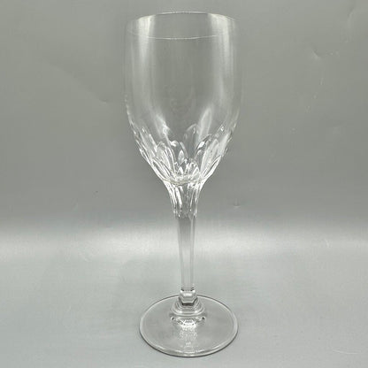 Set Of 3 Gorham Crystal Diamond Clear 7 5/8” Wine Glasses Made In Germany /cb