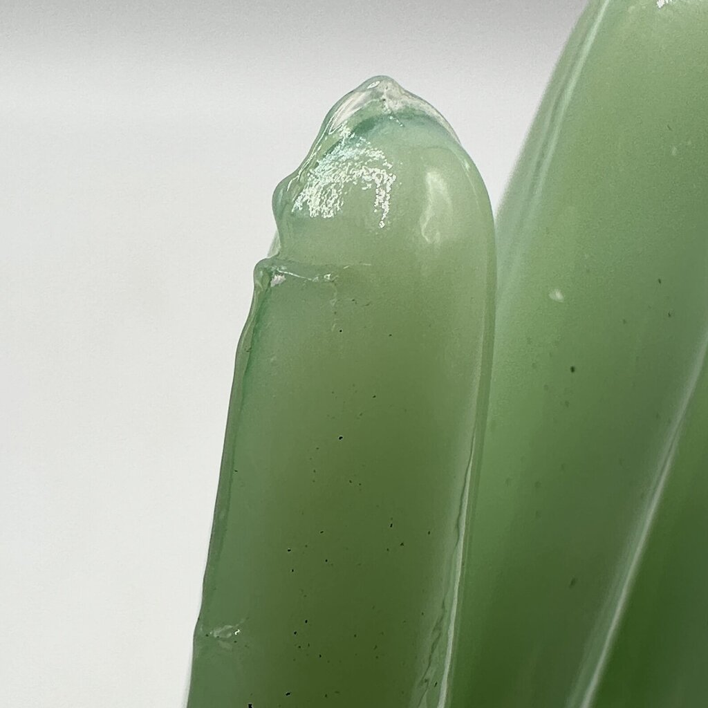 Vintage Jadeite Hand Shaped Ring Jewelry Holder 8 Inches /cb