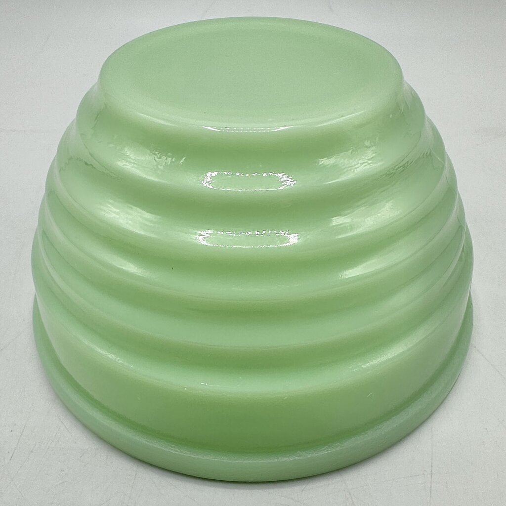 Vintage Mid Century Jadeite Drippings Bowl & Flour Shaker /cb