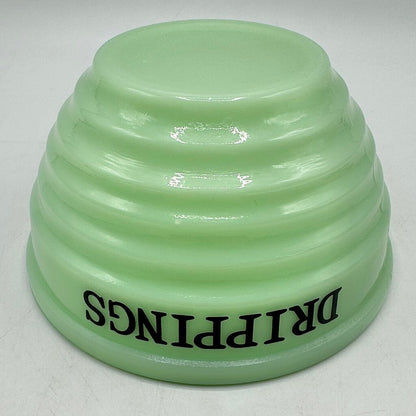 Vintage Mid Century Jadeite Drippings Bowl & Flour Shaker /cb