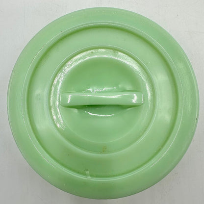 Vintage Mid Century Jadeite Drippings Bowl & Flour Shaker /cb