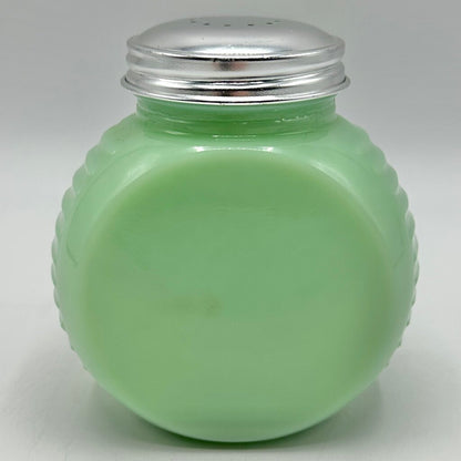 Vintage Mid Century Jadeite Drippings Bowl & Flour Shaker /cb