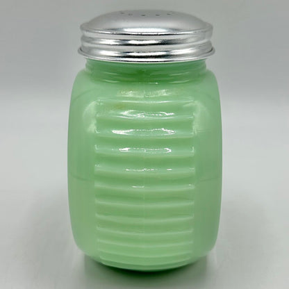 Vintage Mid Century Jadeite Drippings Bowl & Flour Shaker /cb