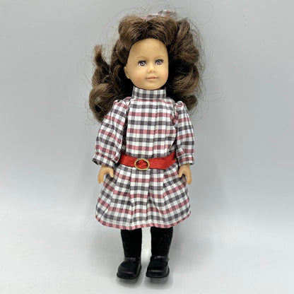 Vintage Pleasant Company American Girl 6 1/2” Mini Doll Samantha Parkington w/Box & Book /cb