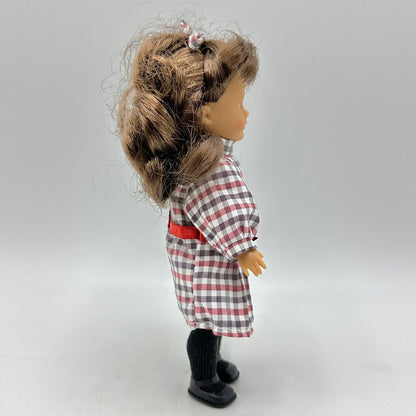 Vintage Pleasant Company American Girl 6 1/2” Mini Doll Samantha Parkington w/Box & Book /cb
