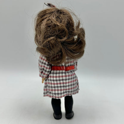 Vintage Pleasant Company American Girl 6 1/2” Mini Doll Samantha Parkington w/Box & Book /cb