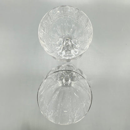 Set Of Two Mikasa Crystal Stephanie 7 1/2” Water Goblets Made In Austria /cb
