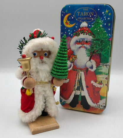 Germany Steinbach Kriss Kringle 5” Nutcracker in Decorative Tin /b