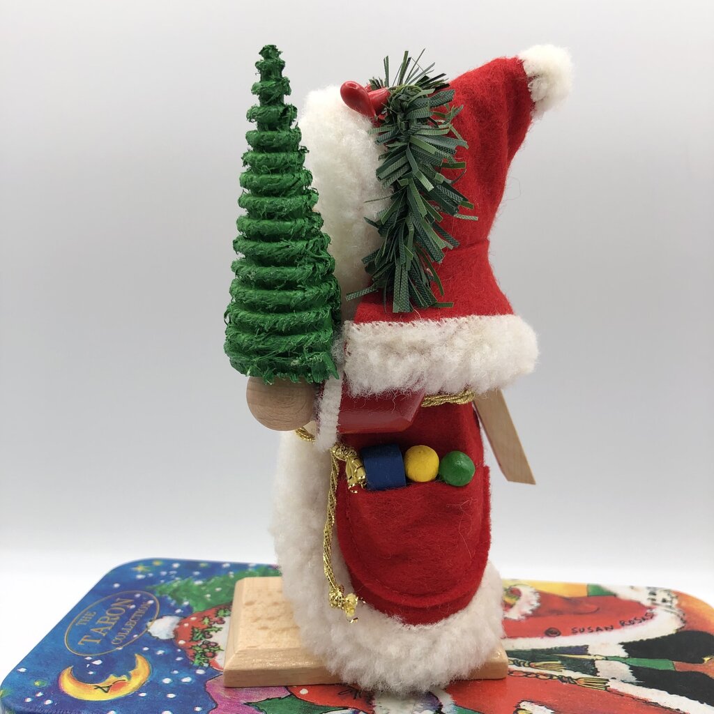 Germany Steinbach Kriss Kringle 5” Nutcracker in Decorative Tin /b