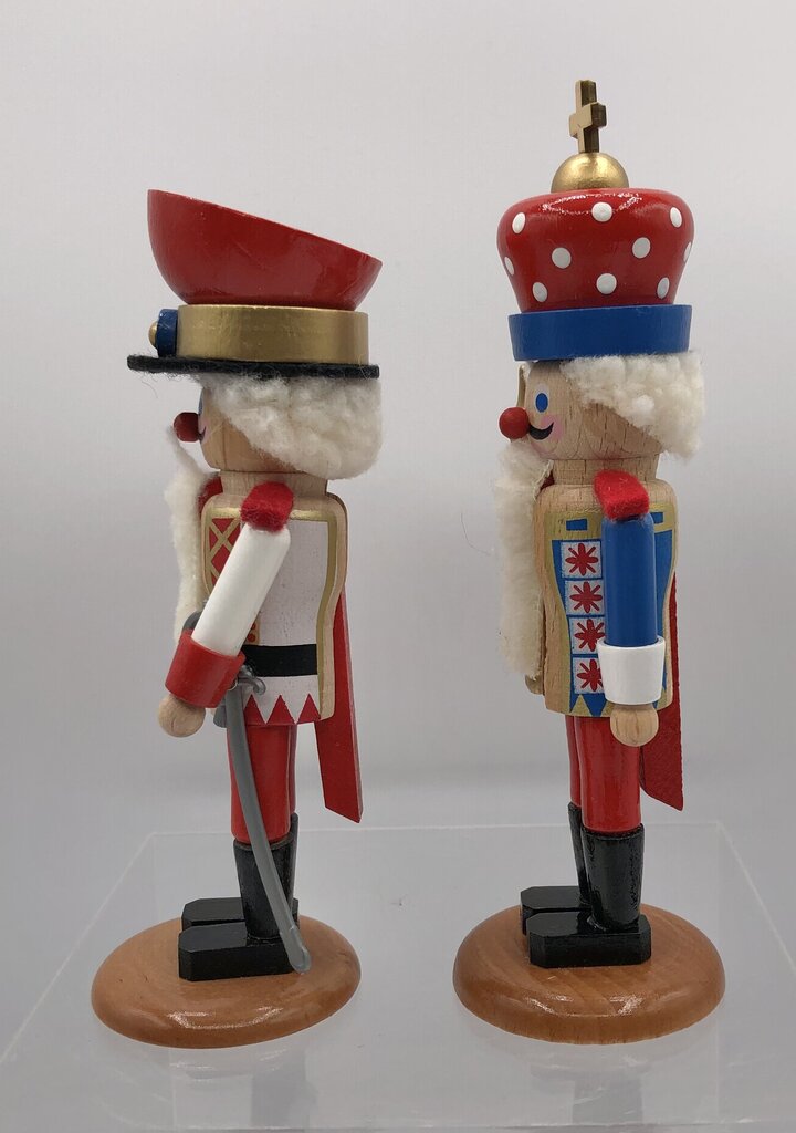 2 Steinbach Germany Miniature Collectible Nutcrackers /b