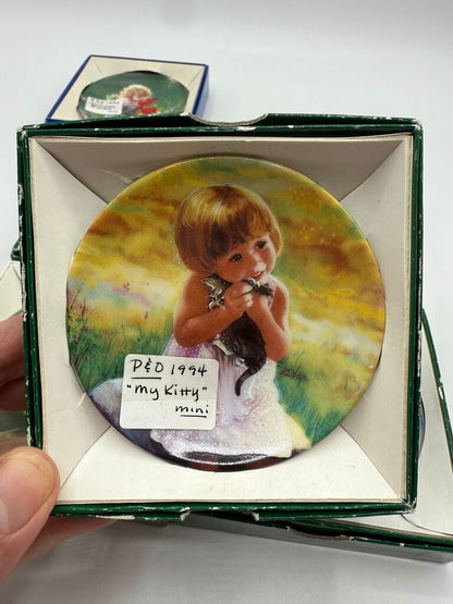 Donald Zolan Mini Collectors Plate Pembroke & Oakes Set of 6 /roh