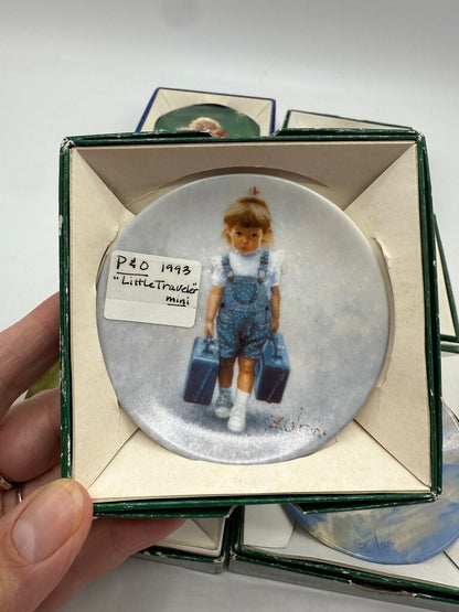Donald Zolan Mini Collectors Plate Pembroke & Oakes Set of 6 /roh