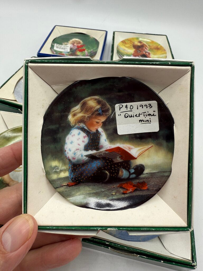 Donald Zolan Mini Collectors Plate Pembroke & Oakes Set of 6 /roh