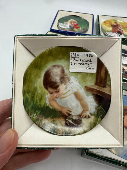 Donald Zolan Mini Collectors Plate Pembroke & Oakes Set of 6 /roh