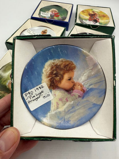 Donald Zolan Mini Collectors Plate Pembroke & Oakes Set of 6 /roh