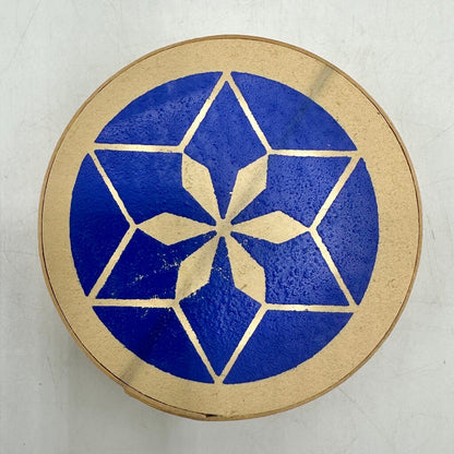 Vintage Expertic Original Erzgebirge Hand Made Wooden Snowflake Ornaments East Germany GDR Set of 6 /cb
