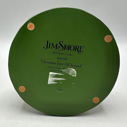 2016 Jim Shore “Christmas Joys All Around” Santa w/Rotating Santa/Reindeer Sleigh /cb