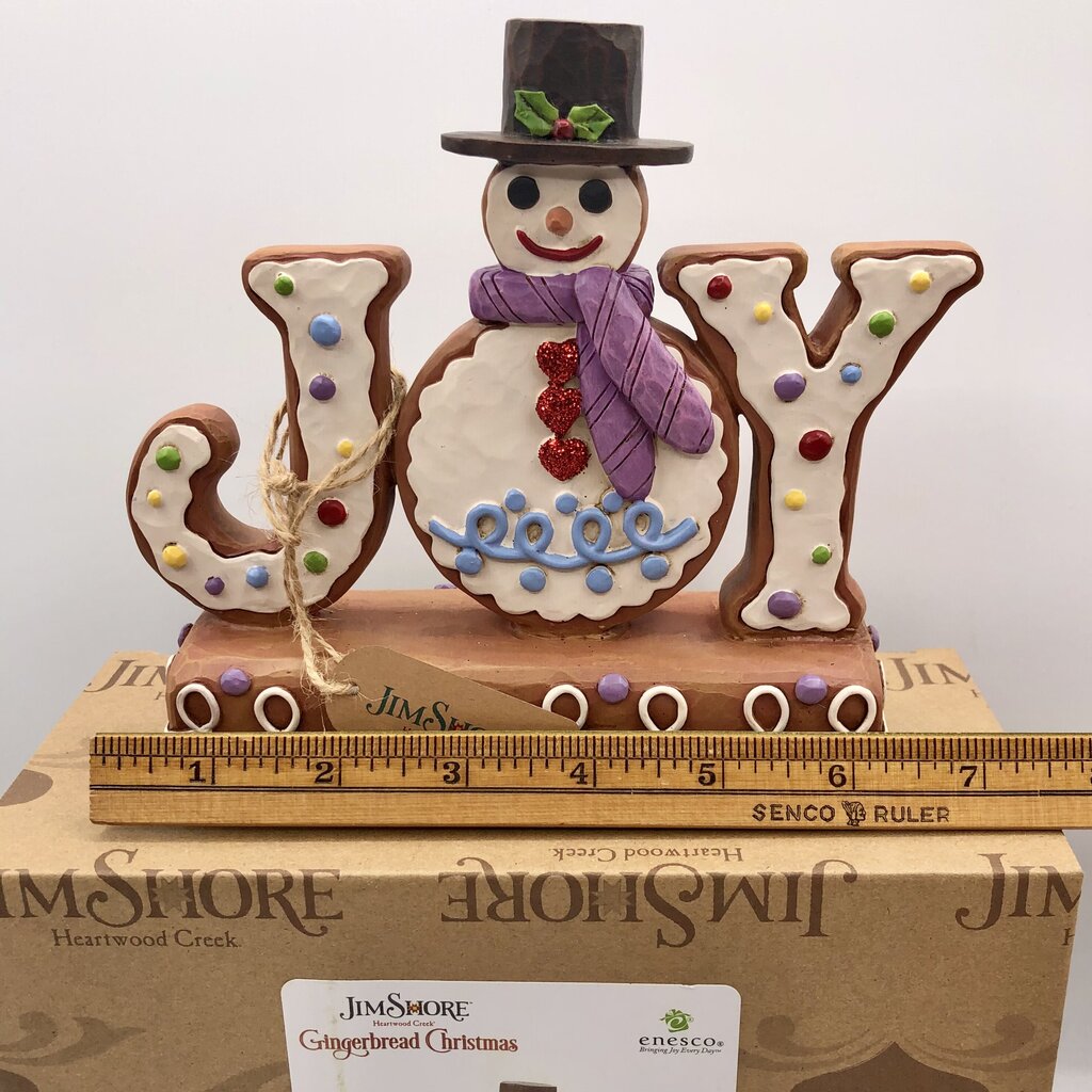 2024 Jim Shore “Baked With Joy” Gingerbread Figurine 6015434 NIB /b /b