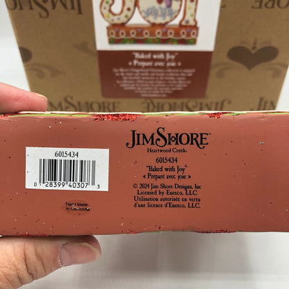 2024 Jim Shore “Baked With Joy” Gingerbread Figurine 6015434 NIB /b /b