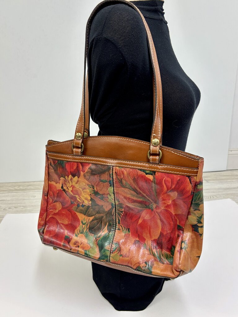 Patricia Nash Tote Bag Poppy Floral /j