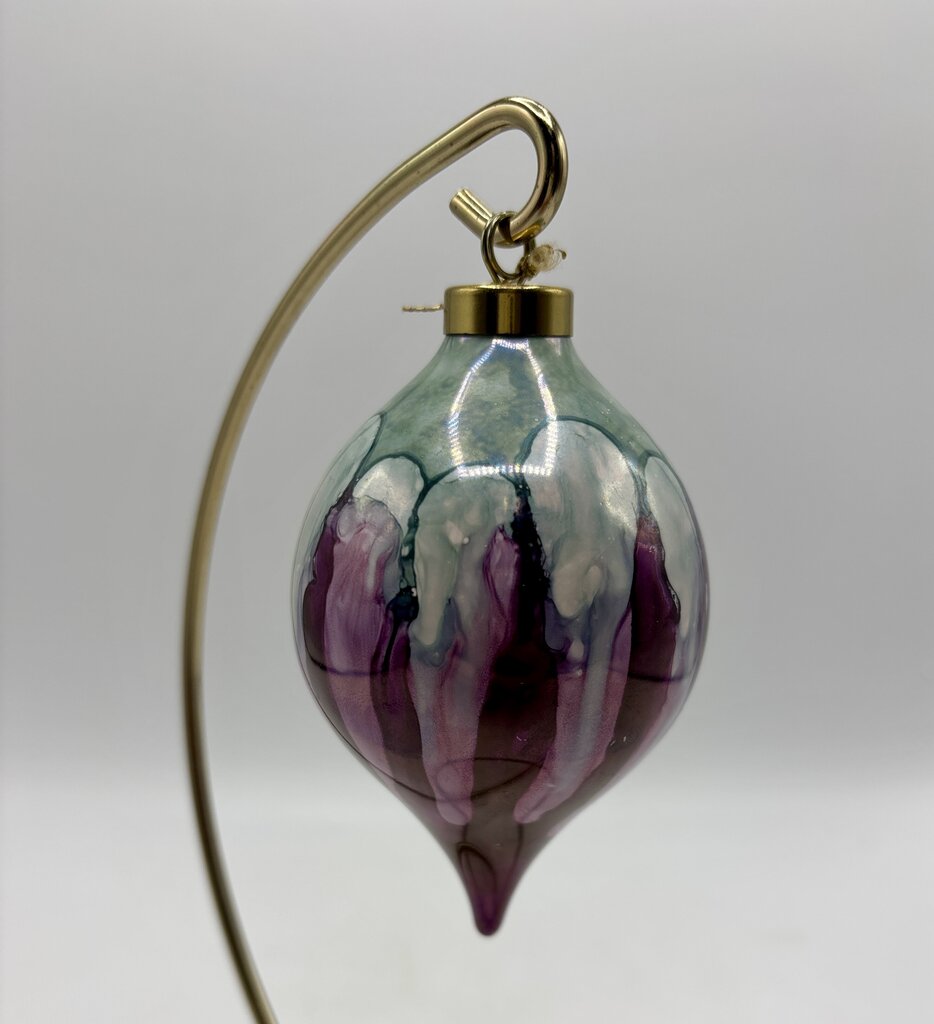 Beautiful Hand Painted Vtg. Susie Groover Ornament /j