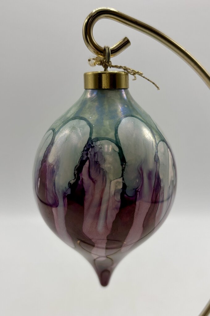 Beautiful Hand Painted Vtg. Susie Groover Ornament /j