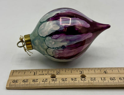 Beautiful Hand Painted Vtg. Susie Groover Ornament /j