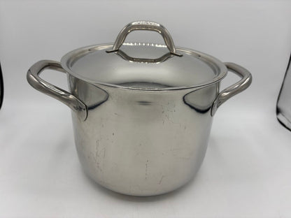 Barazzoni Double Handle Stockpot with Lid 6.5” Dia. (3 Gal?) /j