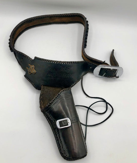 Vintage Hahn .45 BB Revolver Leather Fast Draw Holster