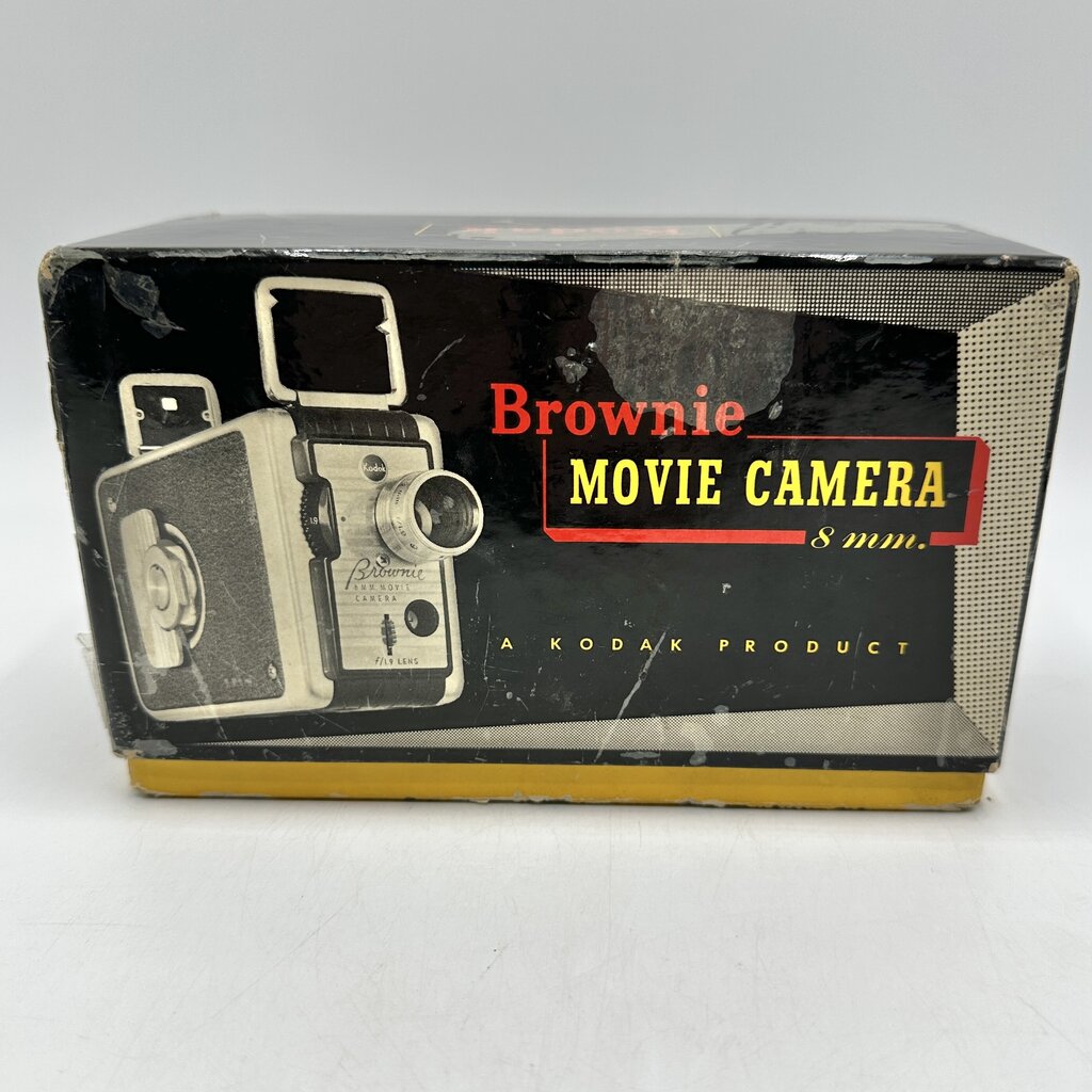 Vintage Kodak Brownie Movie Camera w/Box & Instructions AS IS /cb