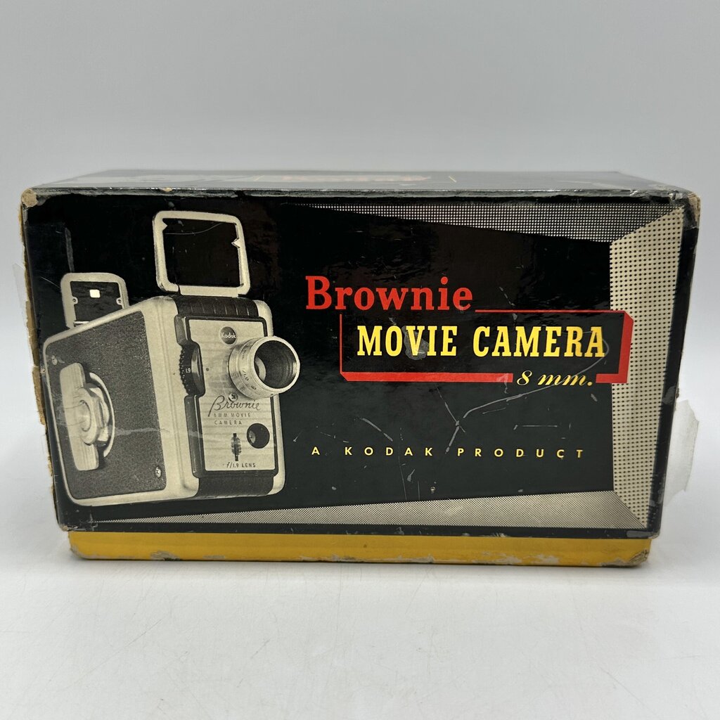 Vintage Kodak Brownie Movie Camera w/Box & Instructions AS IS /cb