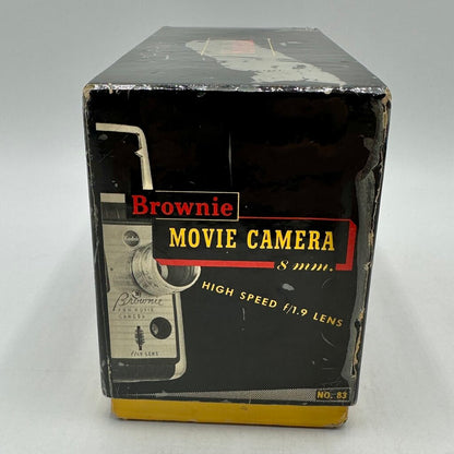 Vintage Kodak Brownie Movie Camera w/Box & Instructions AS IS /cb