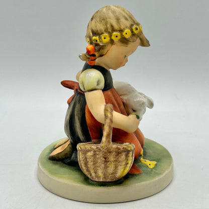 Vintage Goebel Hummel Favorite Pet Girl With Lamb TMK 4 1964-1972 Germany /cb